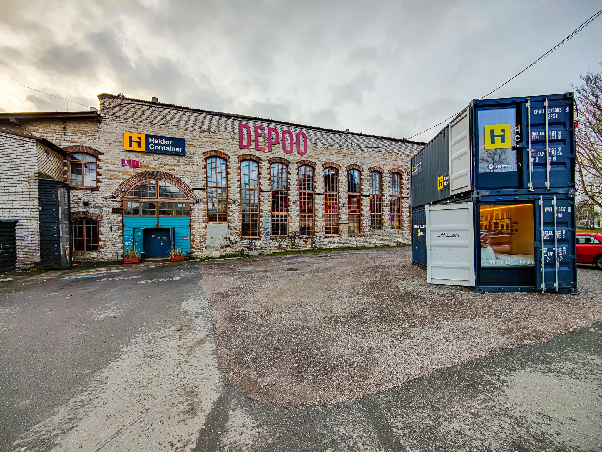 Hektor Container Hotel Tallinn exterieur